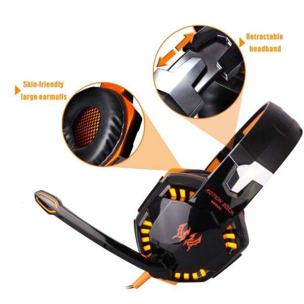 Fone de ouvido Gamer com fio (cópia) - Imagem 2