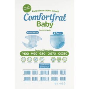 Pacotão econômico confortfral baby m g xg e xxg