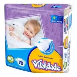 FRALDA INFANTIL VITALIDADE BABY
