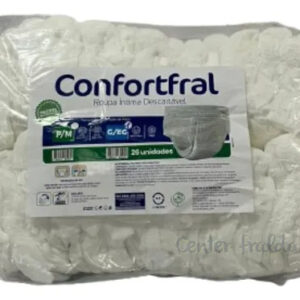 Kit 2 Pacotes Fralda Calça Uso Adulto P/m Ou G/xg 52 Unidades Pant Confortfral
