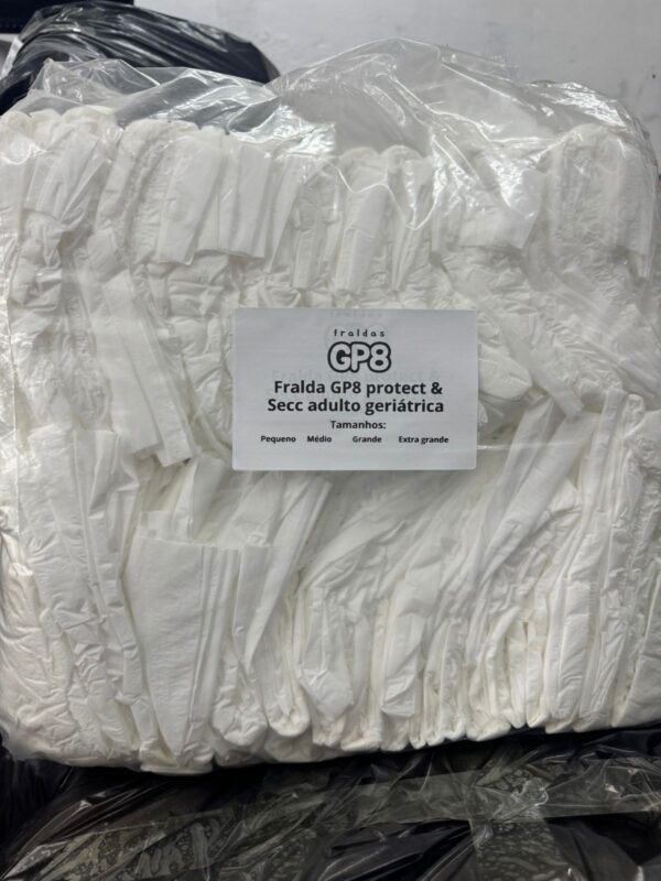 Fralda GP8 Protect & Secc Adulto Geriátrica – Pacotão Econômico Primeira Linha