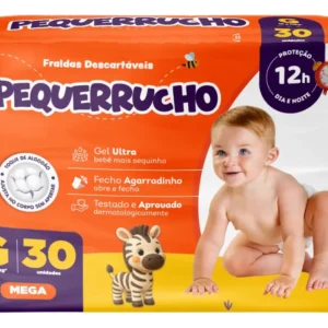 Fraldas Pequerrucho Tradicional Diversos Tamanhos