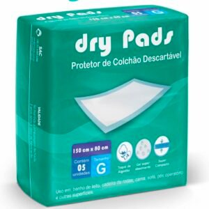 Protetor De Colchão Lençol Descartável Drypads Tamanho G